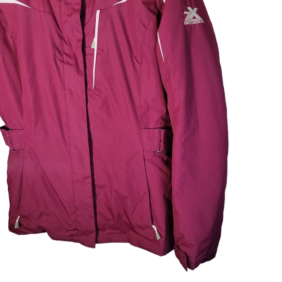 ZeroXposur maroon Berry 3 in 1 performance jacket Size Small NWT - Picture 3 of 12